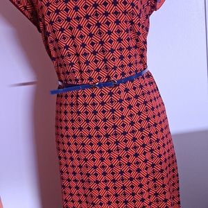 Merona Medium dress Orange/blue